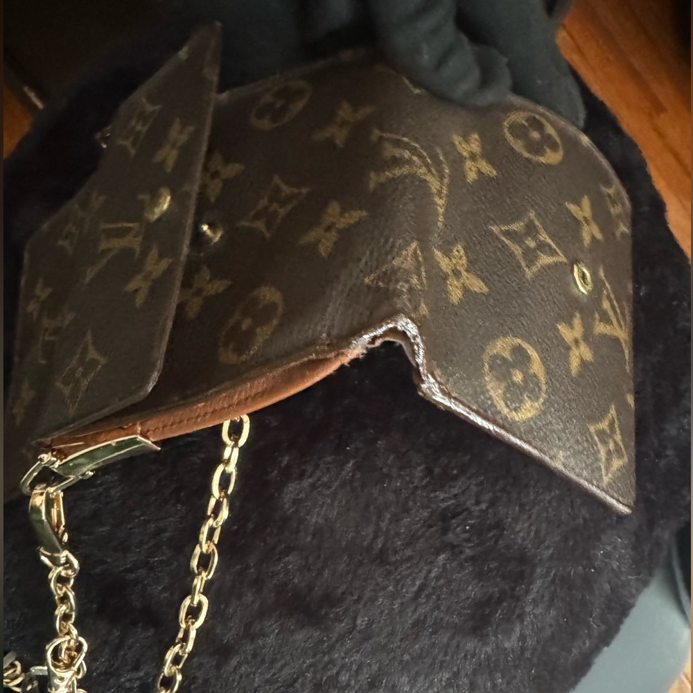Louis Vuitton Monogram Elise Wallet converted Crossbody authentic preloved - Picture 11 of 16